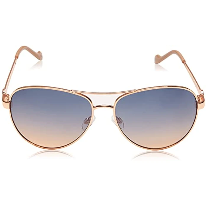 Jessica Simpson J5596 Stylish Women's Metal Aviator Pilot Sunglasses with 100% Uv Protection. Glam Gifts for Her, 60 Mm, Rose Gold, 60 mm by Jessica Simpson - Image 2