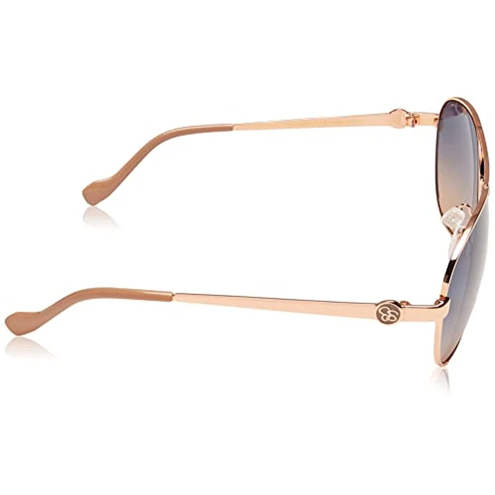 Jessica Simpson J5596 Stylish Women's Metal Aviator Pilot Sunglasses with 100% Uv Protection. Glam Gifts for Her, 60 Mm, Rose Gold, 60 mm by Jessica Simpson - Image 3