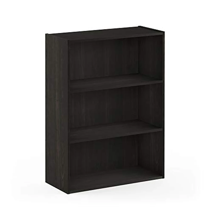 Furinno PASIR Book Shelf, 3-Tier Bookshelf, Bookcase, 9.7" x 23.7" x 31.5", for Living Room, Bedroom, Home Office, Blackwood by Furinno - Image 5