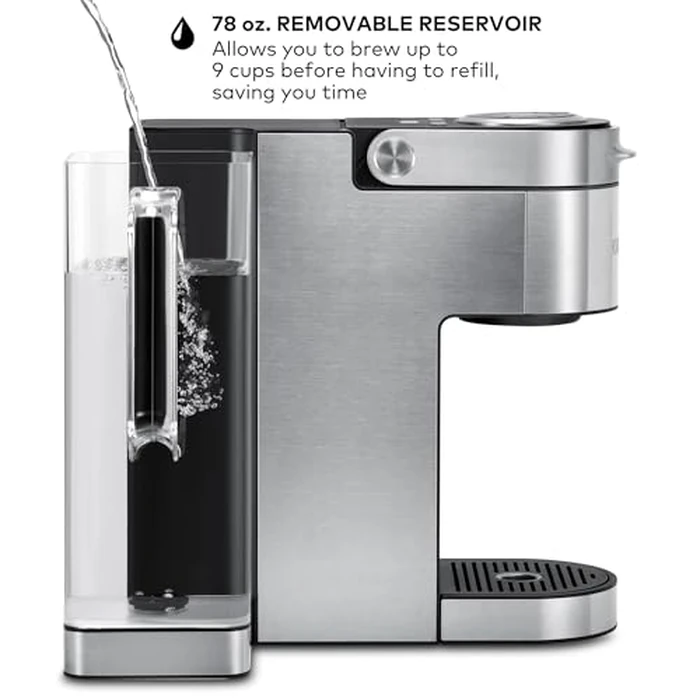 Keurig K-Supreme Plus Single Serve K-Cup Pod Coffee Maker, MultiStream Technology, Customizable Strength and Temperature Settings, Programmable, 78oz Removable Reservoir, Stainless Steel by Keurig - Image 7