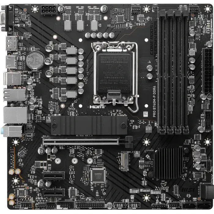 MSI PRO B760M-P DDR4 LGA 1700 Intel B760 SATA 6Gb/s Micro ATX Motherboard by MSI - Image 3