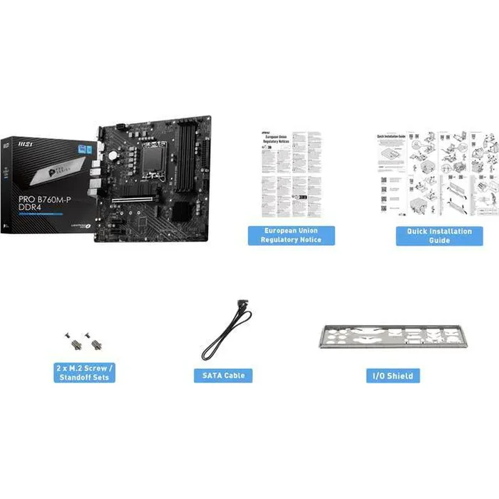 MSI PRO B760M-P DDR4 LGA 1700 Intel B760 SATA 6Gb/s Micro ATX Motherboard by MSI - Image 7
