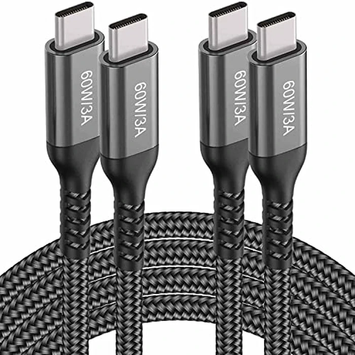 USB-C to USB-C Cable (15FT 2PACK 60W) Long Cable,Fast Charging Cord for iPhone 15 Pro,Samsung Galaxy S23/S22/Z Fold 3,Note 20 Ultra/10 Lite,Google Pixel 6 Pro,OnePlus 9 Pro,Sony Xperia 5,Dual Type-C by Grtoeud - Used - Very Good condition - US$12.09