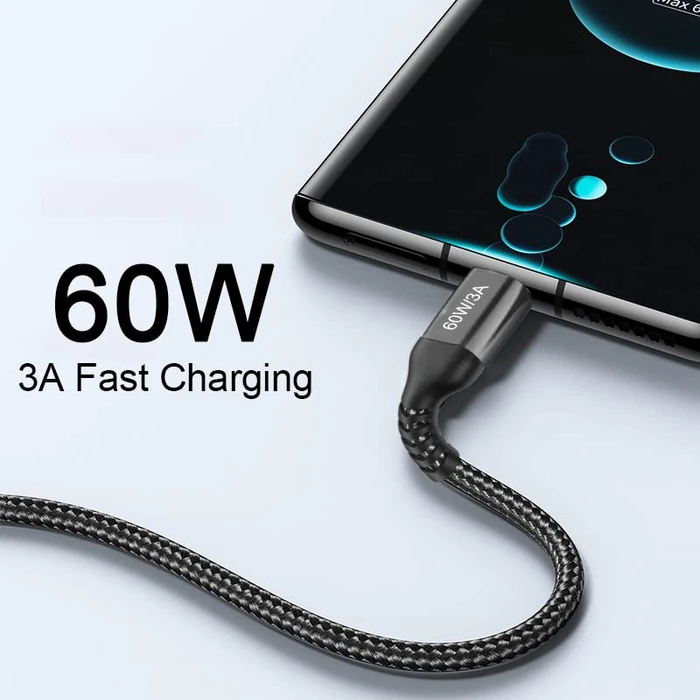 USB-C to USB-C Cable (15FT 2PACK 60W) Long Cable,Fast Charging Cord for iPhone 15 Pro,Samsung Galaxy S23/S22/Z Fold 3,Note 20 Ultra/10 Lite,Google Pixel 6 Pro,OnePlus 9 Pro,Sony Xperia 5,Dual Type-C by Grtoeud - Image 4