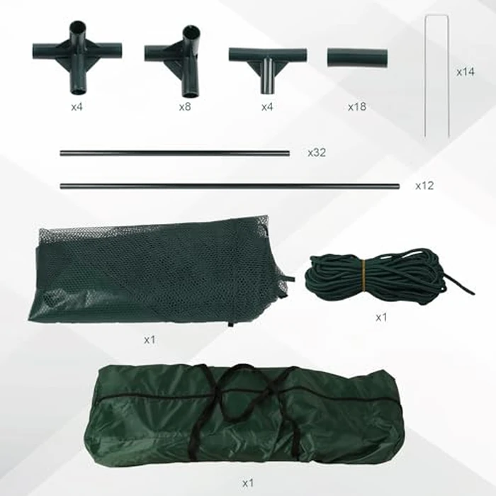 Toriexon Crop Cage Plant Protection Tent 6.5 x 10 x 6.5 Ft, Large Grid & Protect Plants from Birds and Small Animals, Garden Cages with Storage Bag Suitable for Garden Patio Lawn by Toriexon - Image 9