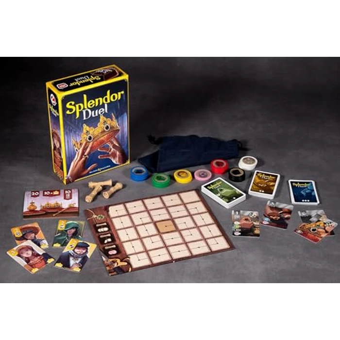 Splendor - Duel (Bilingual French/English) - Card Games - Strategy/Duel - Competitive Renaissance Jewel Game - Ages 10+ - 2 Players - 30 to 45 Minute Playtime - Made by Asmodee by Space Cowboys - Image 5