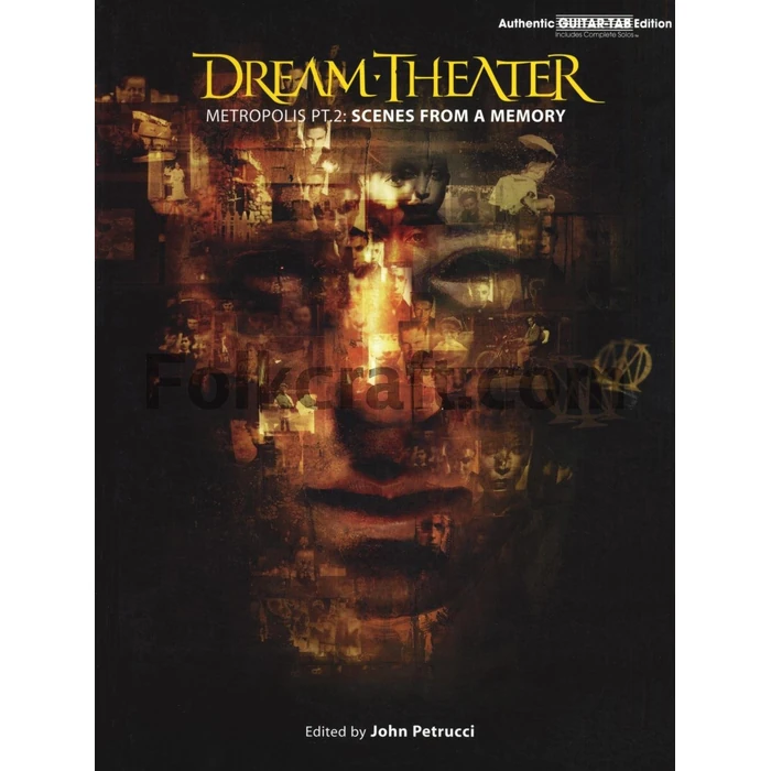 Dream Theater: Metropolis Part 2 - Scenes from a Memory | Guitar Tab Songbook with Authentic Transcriptions | Progressive Metal Sheet Music for Electric Guitar | Guitar Recorded Versions with Lyrics by Hal Leonard - Used - Like New condition - CA$25.75