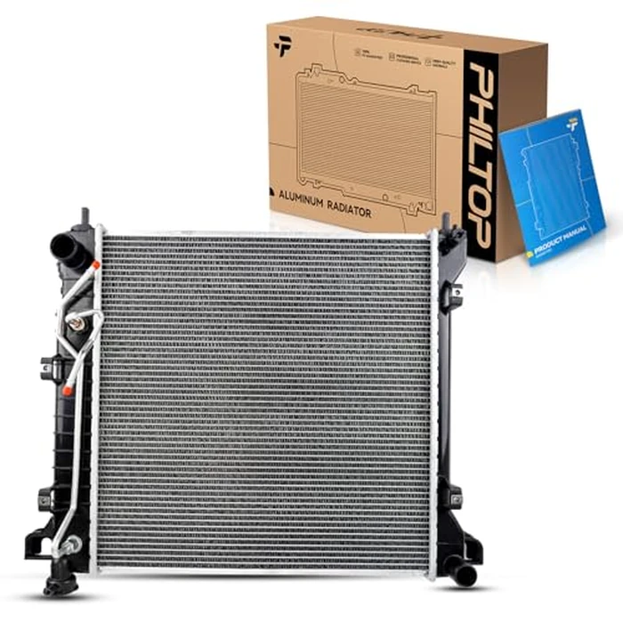 PHILTOP CU1905 Radiator 22-7/16"Core Compatible With 1997-1999 Dakota 3.9/5.2/5.9L 1998-1999 Durango (w/o Auxillary TOC (Transmission Oil Cooler)) by PHILTOP - Used - Very Good condition - US$99.59