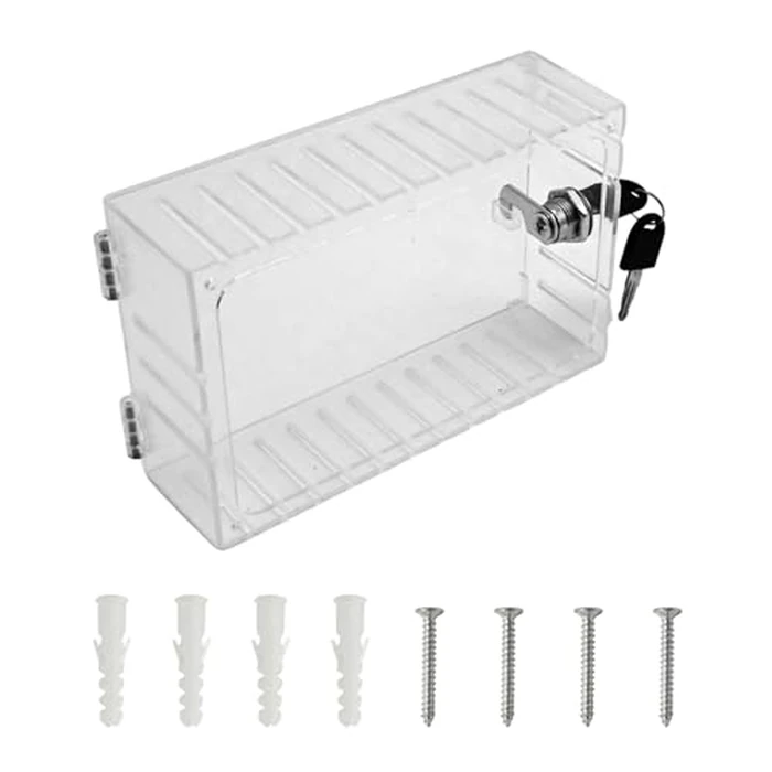 Saihisday Thermostat Lock Box with Keys 6.1"Wx3.85"H, Universal Wall Mounted Thermostat Guard Box Large Thermostat Cover with Lock Fit for All Type Wall Thermostats 6.1"Wx3.85"H or Smaller by Saihisday - Image 7