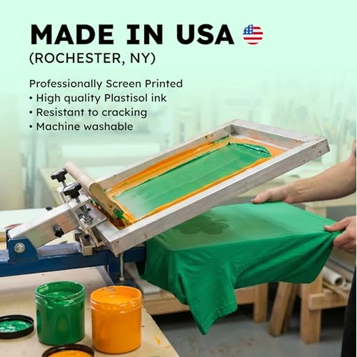 Mens Distressed Clover T Shirt Cool St Patricks Day Vintage Shamrock Awesome Graphic Tee Funny T Shirts Saint Patrick's Day Apparel for Men Cool Vintage Green - M by Crazy Dog T-Shirts - Image 8