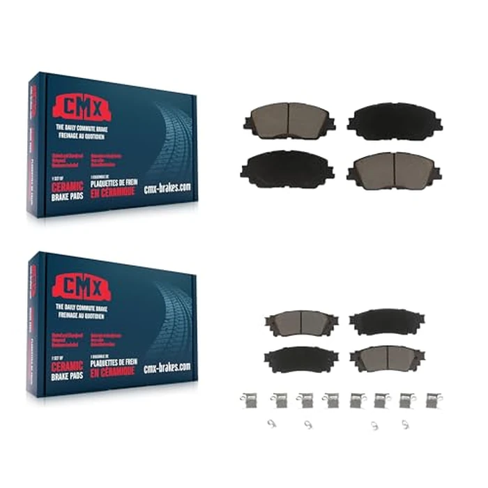Front Rear Ceramic Brake Pads Kit For Toyota Camry RAV4 Lexus C-HR ES350 Avalon ES300h UX250h UX200 ES250 Venza KCX-100327 by CMX - Image 1