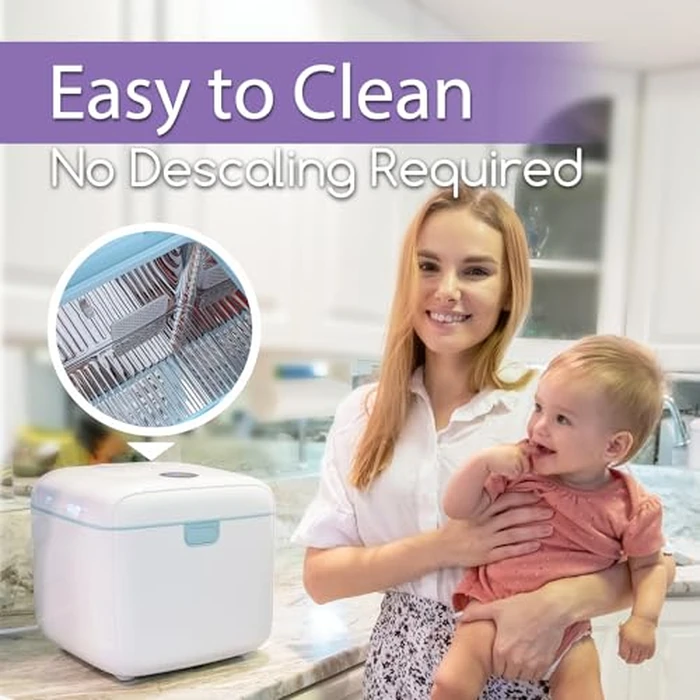 Papablic 4-in-1 UV Light Sanitizer and Dryer, Large Capacity UV-C Cleaner Sanitizing Box with Dual Lamps, for Baby & Whole Family Use, Touch Control by Papablic - Image 6