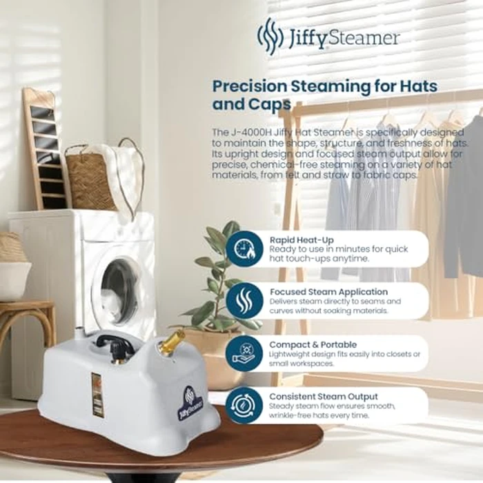 J-4000H Jiffy Hat Steamer, 120 Volt,Gray by Jiffy Steamer - Image 6