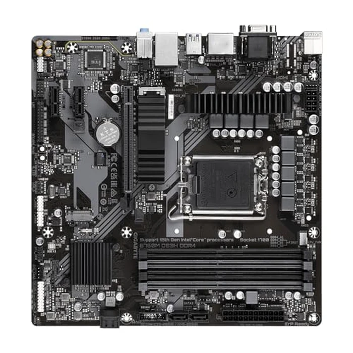 Gigabyte B760M DS3H DDR4 Motherboard - Supports Intel Core 14th Gen CPUs, 6+2+1 Phases Digital VRM, up to 5333MHz DDR4 (OC), 2xPCIe 4.0 M.2, 2.5GbE LAN, USB 3.2 Gen2 by GIGABYTE - Image 5
