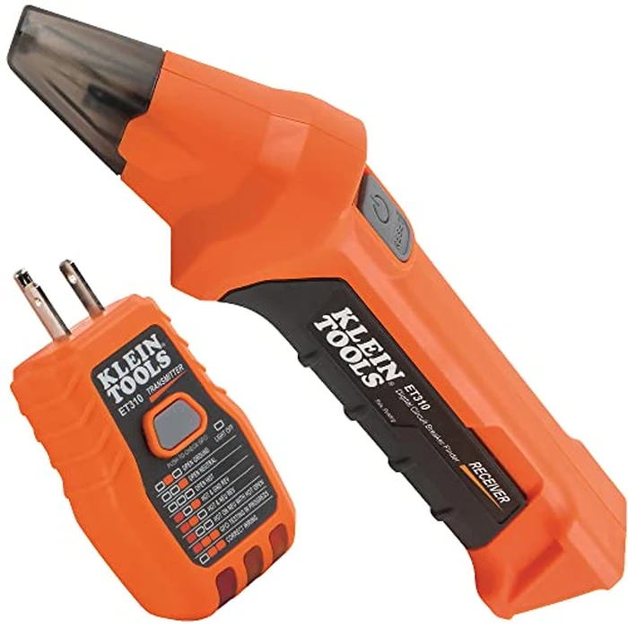 Klein Tools ET310 AC Circuit Breaker Finder, Electric and Voltage Tester with Integrated GFCI Outlet Tester by KLEIN TOOLS - Image 1