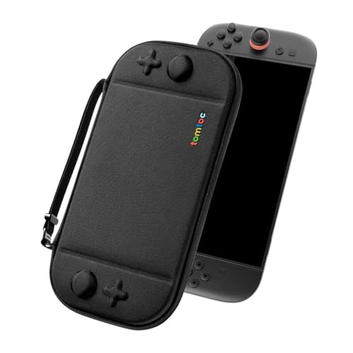 tomtoc Slim Carrying Case for Nintendo Switch 2 Model 2025, Odorless Felt Protective Hard Shell with 12 Game Card Slots, Portable Travel Storage Case with Original Patent and Military Grade Protection by tomtoc - Used - Very Good condition