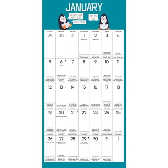 Bad Dad Jokes 2025 12" x 12" Wall Calendar by WILLOW CREEK - Image 4