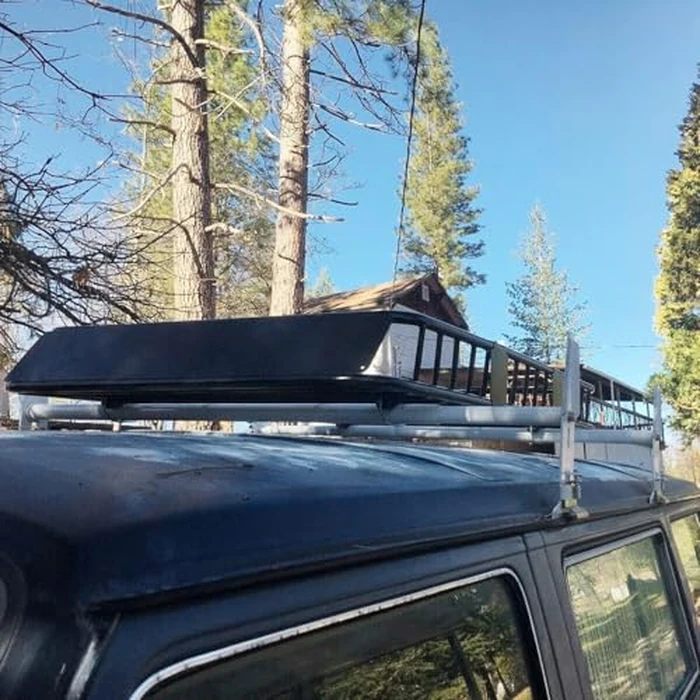 ECOTRIC Adjustable Van Roof Ladder Rack 500LBS 2 Bars for Chevy Dodge Ford GMC Express 77'' by ECOTRIC - Image 9