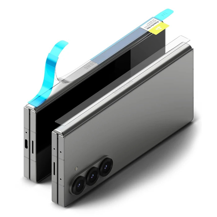 Ringke Hinge Dual Easy Film Compatible with Samsung Galaxy Z Fold 6 Hinge Protector (Not Screen Protector) 0.002 Inches TPU Hinge Cover Designed for Galaxy Z Fold 6, 5, 4 Protector - 2 Pack by Ringke - Image 1