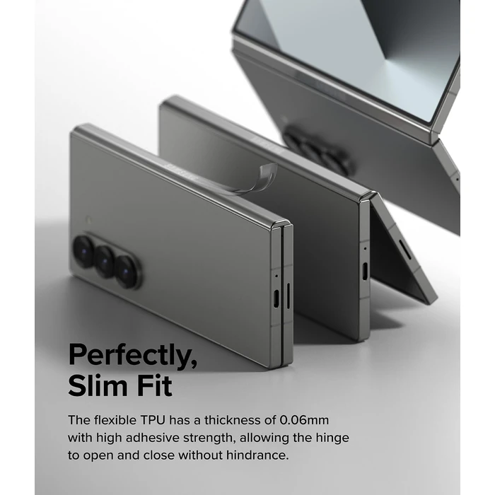 Ringke Hinge Dual Easy Film Compatible with Samsung Galaxy Z Fold 6 Hinge Protector (Not Screen Protector) 0.002 Inches TPU Hinge Cover Designed for Galaxy Z Fold 6, 5, 4 Protector - 2 Pack by Ringke - Image 4