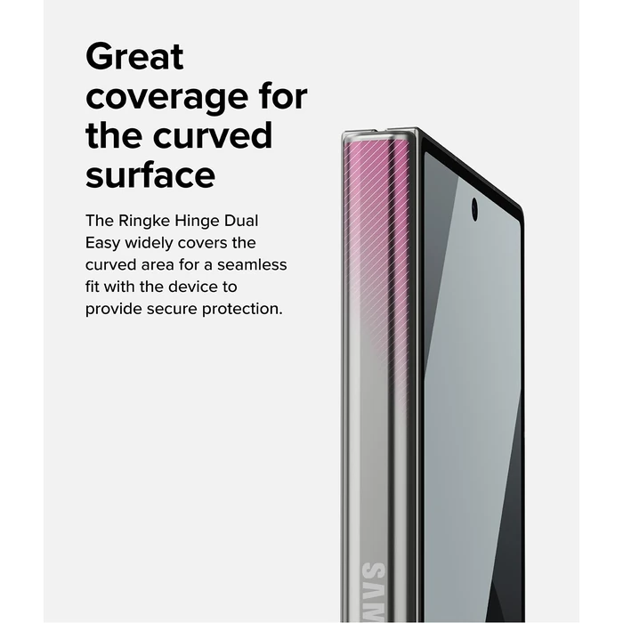 Ringke Hinge Dual Easy Film Compatible with Samsung Galaxy Z Fold 6 Hinge Protector (Not Screen Protector) 0.002 Inches TPU Hinge Cover Designed for Galaxy Z Fold 6, 5, 4 Protector - 2 Pack by Ringke - Image 5