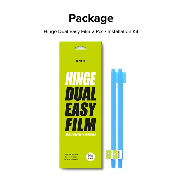 Ringke Hinge Dual Easy Film Compatible with Samsung Galaxy Z Fold 6 Hinge Protector (Not Screen Protector) 0.002 Inches TPU Hinge Cover Designed for Galaxy Z Fold 6, 5, 4 Protector - 2 Pack by Ringke - Image 6