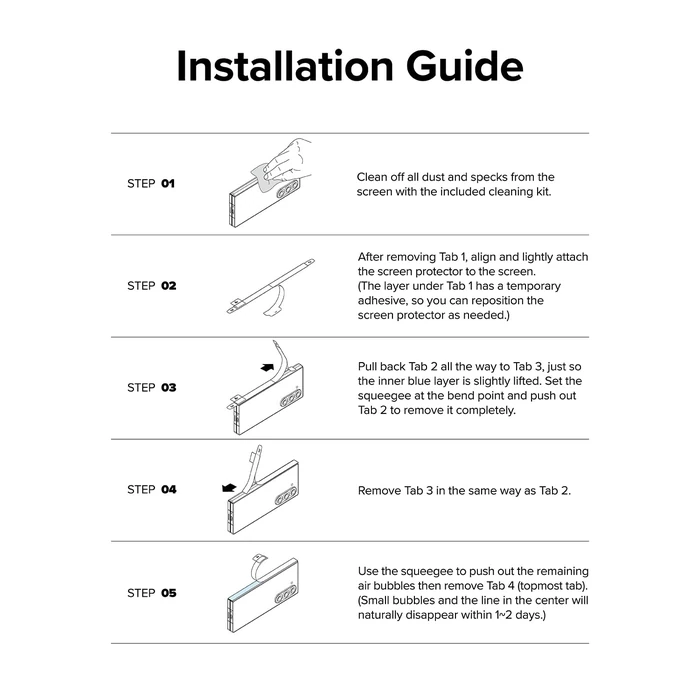 Ringke Hinge Dual Easy Film Compatible with Samsung Galaxy Z Fold 6 Hinge Protector (Not Screen Protector) 0.002 Inches TPU Hinge Cover Designed for Galaxy Z Fold 6, 5, 4 Protector - 2 Pack by Ringke - Image 7