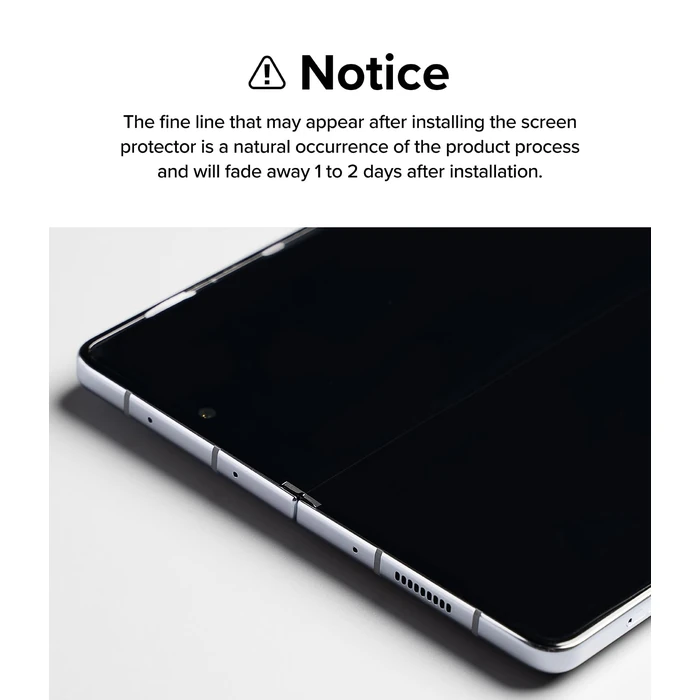 Ringke Hinge Dual Easy Film Compatible with Samsung Galaxy Z Fold 6 Hinge Protector (Not Screen Protector) 0.002 Inches TPU Hinge Cover Designed for Galaxy Z Fold 6, 5, 4 Protector - 2 Pack by Ringke - Image 8