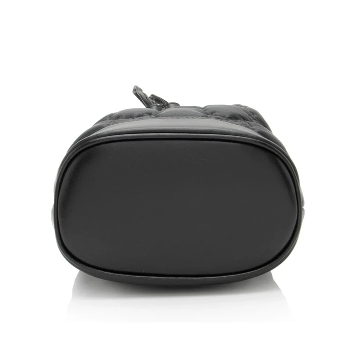 Gucci Jumbo GG Matelasse Bucket Bag - Leather - Black by Gucci - Image 4