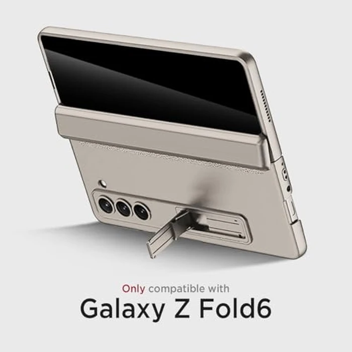 Miimall Compatible for Galaxy Fold 6 Case Cover with Privacy Screen Protector Magnetic Hinge Protector Anti-Scratch Impact Resistant All-Inclusive Protective Case for Z Fold 6 2024-Titanium Grey by Miimall - Image 2