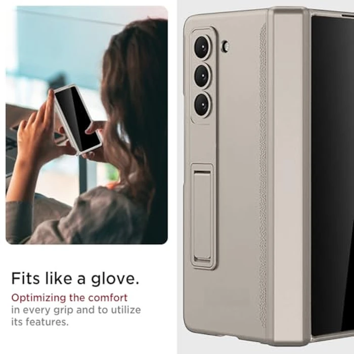 Miimall Compatible for Galaxy Fold 6 Case Cover with Privacy Screen Protector Magnetic Hinge Protector Anti-Scratch Impact Resistant All-Inclusive Protective Case for Z Fold 6 2024-Titanium Grey by Miimall - Image 6