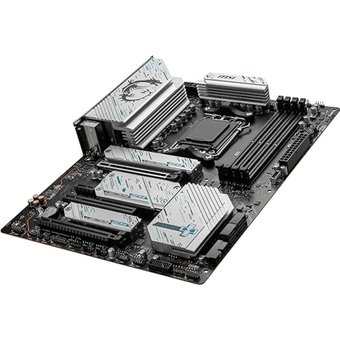 MSI X670E Gaming Plus WiFi Gaming Motherboard (Supports AMD Ryzen 7000 Series Processors, AM5, DDR5, PCIe 5.0, SATA 6Gb/s, M.2 Slots, USB 3.2 Gen 2, Wi-Fi 6E, 2.5Gbps LAN, HDMI/DP, ATX) by MSI - Image 2