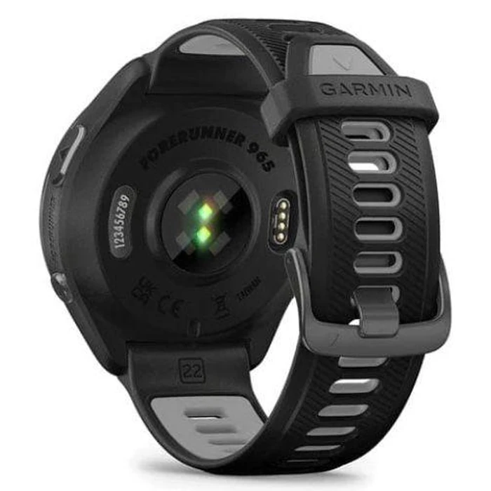 Garmin Forerunner 965 Smartwatch - 35.4mm - Black Titanium Case with Black Silicone Silicone Band by Garmin - Image 4