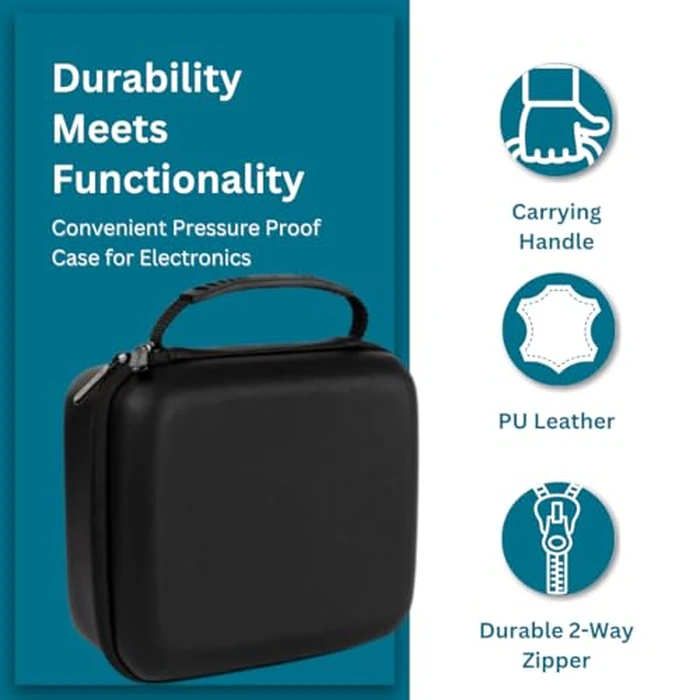 Protective Hard Case With Customizable Foam - Lightweight Hard Shell Case for Electronics, Cosmetic, Makeup & More - EVA Protection (11" x 9" x 5.5") by caseling - Image 5