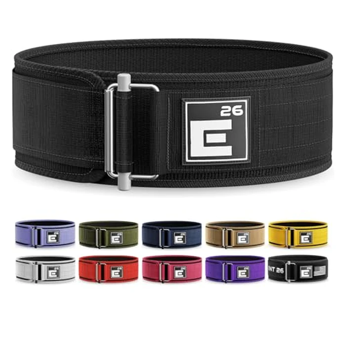 Element 26 Self-Locking Weight Lifting Belt Premium Weightlifting Belt for Serious Functional Fitness,Olympic Lifting Athletes Lifting Support Deadlift Training Belt (XX-Large,Black),W6-YIZK-KIY9-$P by Element 26 - Image 1