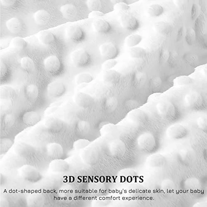 Baby Blanket for Boys Girls Double Layer Soft Plush Toddler Blanket with Dotted Backing, Fox Newborn Blanket for Nursery Stroller Crib Receiving Blanket Infant Unisex, Woodland 30 x 40 in by Jundetye - Image 4