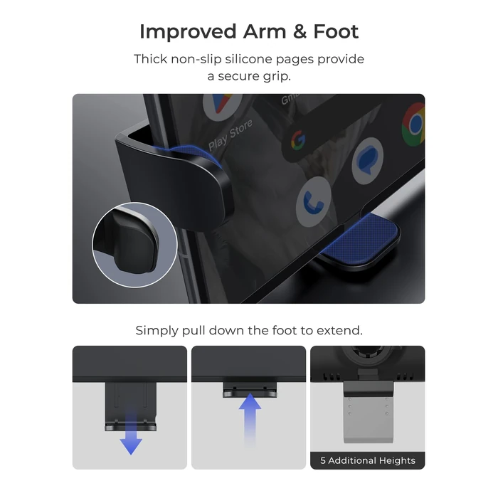 iOttie Auto Sense 2 Fold Qi Wireless Car Charger -Wireless Charging Automatic Clamping Dashboard Car Phone Mount for Google Pixel Fold, Galaxy Z Fold 4, Galaxy Z Flip 4, Other Foldable Smartphones by iOttie - Image 5