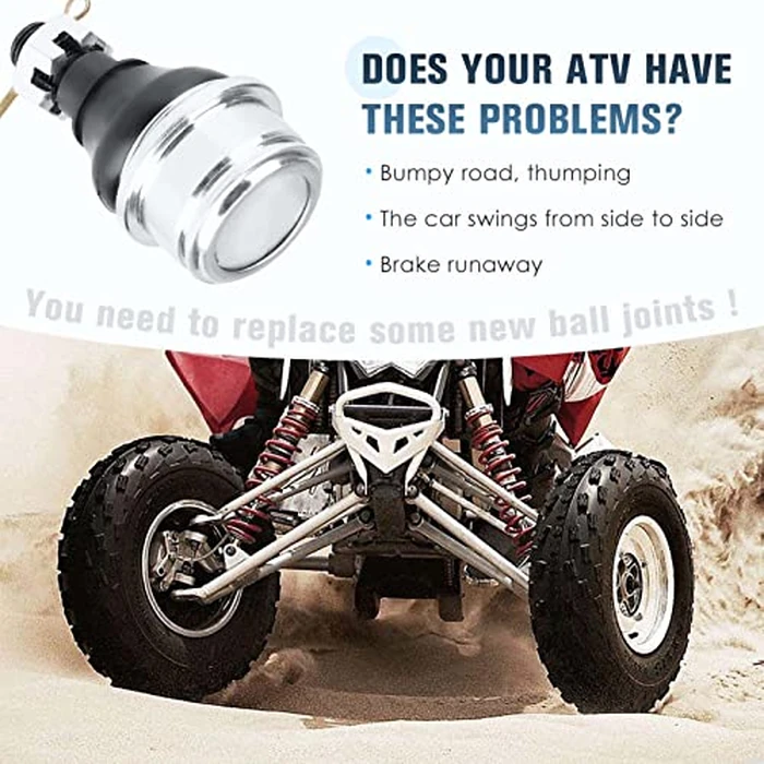 Youxmoto Upper/Lower Ball Joint for Honda Fourtrax 300/ Foreman 400 1988-2003; for Yamaha RHINO 450 660 700, Grizzly Rancher 350 400 Kodiak Big Bear; Recon 250/ for CF-Moto U Force, 5FU-F3549-00 by Youxmoto - Image 6