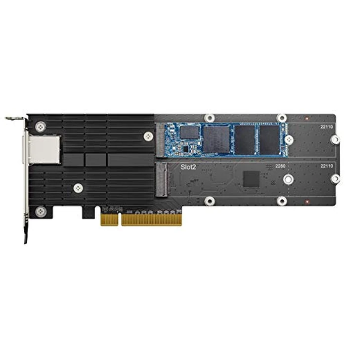 Synology 10Gb Ethernet and M.2 Adapter card E10M20-T1, RJ-45; 1 port by Synology - Image 4