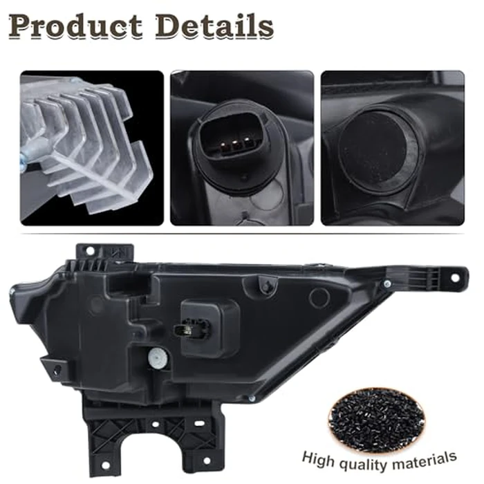 KAMDKI Left Driver Side LED Fog Light Compatible for 2021 2022 2023 Ford F150 F-150 Front Bumper Light W/Bulbs W/O Wiring Harness Driving Lamp Assembly LH FO2592259 19629200 ML3Z15201C by KAMDKI - Image 4