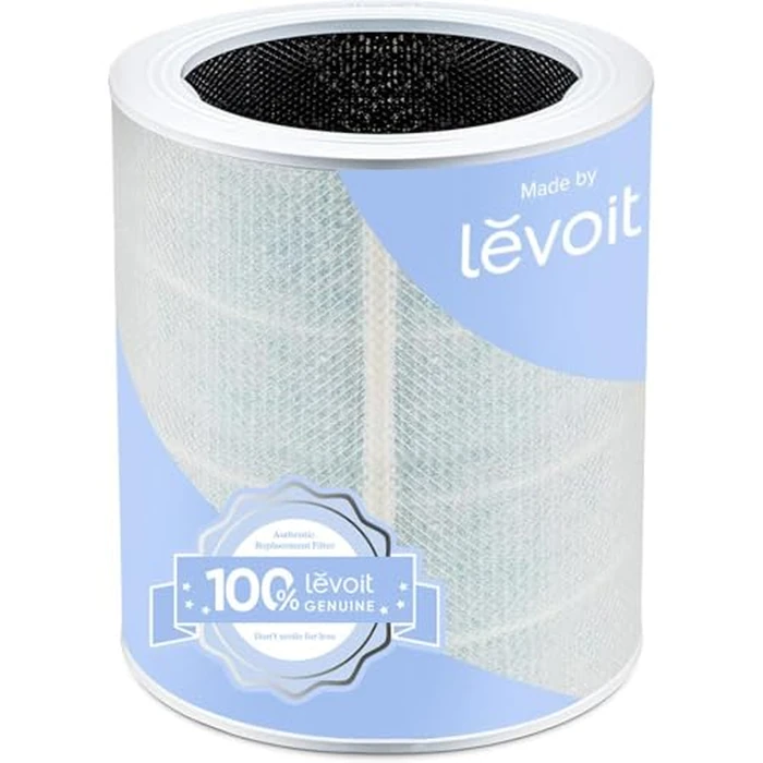 LEVOIT Genuine Core 600S-P Air Purifier Smoke Remover Replacement Filter, 4-in-1 Air Filters, Supports HEPA Sleep Mode, High-Efficiency Activated Carbon for Removal Core 600S-RF-SR, Blue, 1 Pack by Levoit - Used - Like New condition - CA$112.83