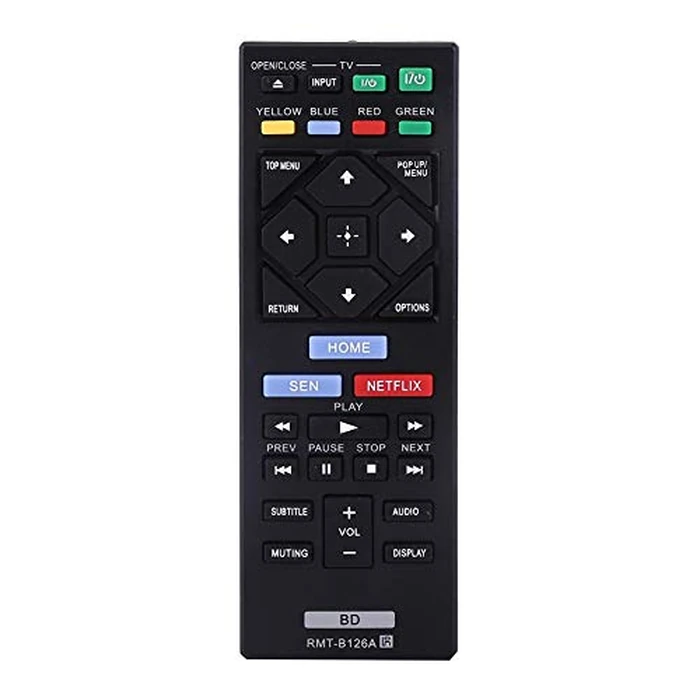 RMT-B126A Blu Ray Remote Control Replacement for BDP-S1200 BDP-S2200 BDP-S3200 BDP-S5200 BDP-S5200/D BDP-S6200 BDP-S2100 BDP-BX120 BDP-BX320 BDP-BX520 BDP-BX620 by Mugast - Used - Very Good condition