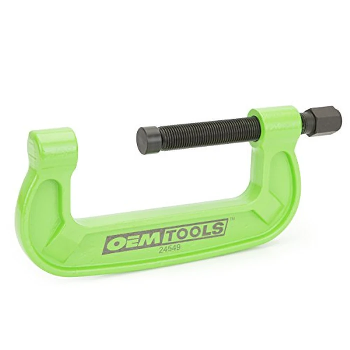 OEMTOOLS 24549 Automotive Bearing Cup Installer, Bearing Clamp, Medium and Light Duty U Joint Installer, Drive Shaft Tool, Impact Rated Steel C Clamp with Magnets by OEMTOOLS - Used - Like New condition