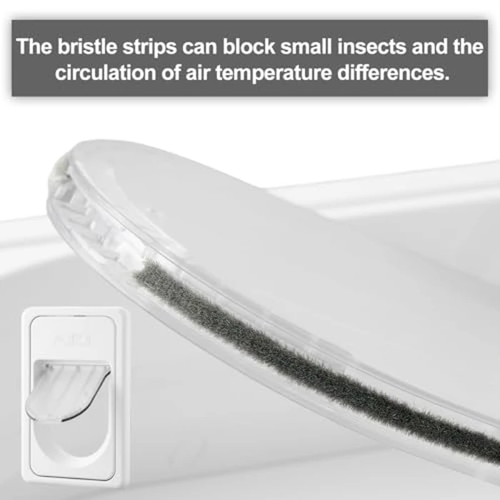 AJKJ Smart Electronic Pet Door, Automatic Dog Door with 3 Modes, Battery Powered Electronic Sensor Pet Door with 1 Sensing Key, Fit for Large Pets Up to 85lbs. (New Upgraded) - Large Size by AJKJ - Image 5