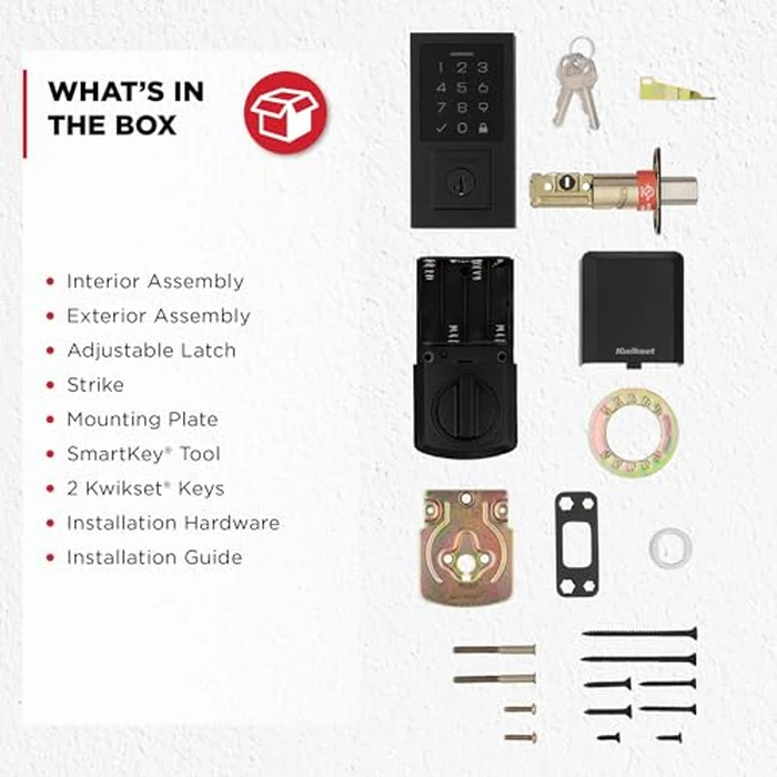 Kwikset SmartCode 270 Keyless Entry Electronic Touchpad Deadbolt Door Lock with Auto-Lock, Custom User Codes, Advanced Security in Matte Black Contemporary by Kwikset - Image 8