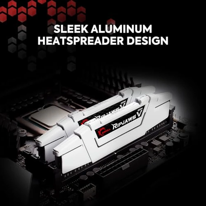 G.SKILL RipjawsV Series DDR4 RAM (XMP) 32GB (2x16GB) 3200MT/s CL16-18-18-38 1.35V Intel AMD Desktop Computer Memory U-DIMM - Black (F4-3200C16D-32GVK) by G.SKILL - Image 4