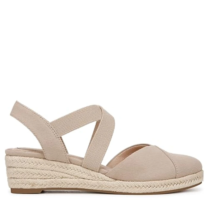 LifeStride Women's Kimball Espadrille Wedge Sandal, Tender Taupe, 11 by LifeStride - Image 6