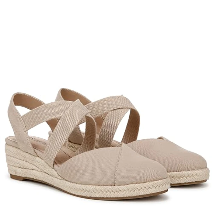 LifeStride Women's Kimball Espadrille Wedge Sandal, Tender Taupe, 11 by LifeStride - Image 7