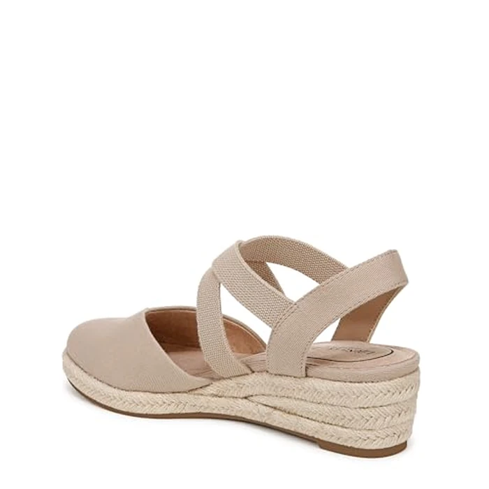 LifeStride Women's Kimball Espadrille Wedge Sandal, Tender Taupe, 11 by LifeStride - Image 8