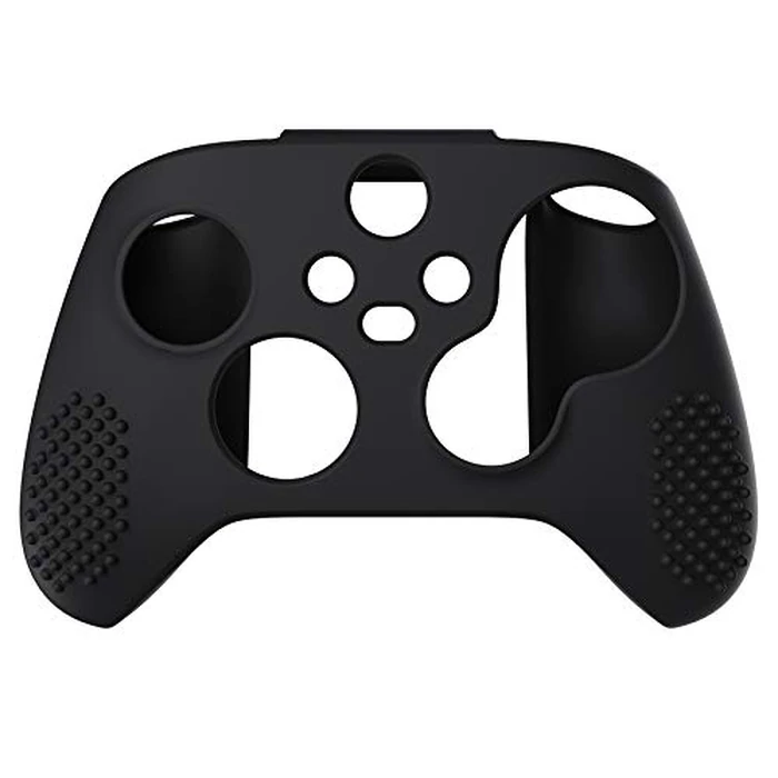 eXtremeRate PlayVital Black 3D Studded Edition Anti-Slip Silicone Cover Skin for Xbox Series X/S Controller, Soft Rubber Case Protector for Xbox Core Wireless Controller with 6 Black Thumb Grip Caps by eXtremeRate - Image 8